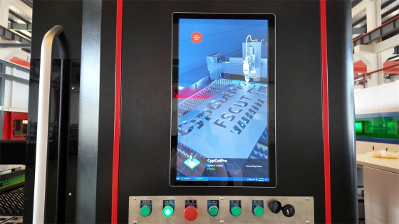 Máquina de corte laser fibra 6020 12 kW com estrutura fechada