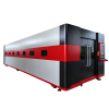 Máquina de corte laser fibra 3015 6 kW com estrutura fechada