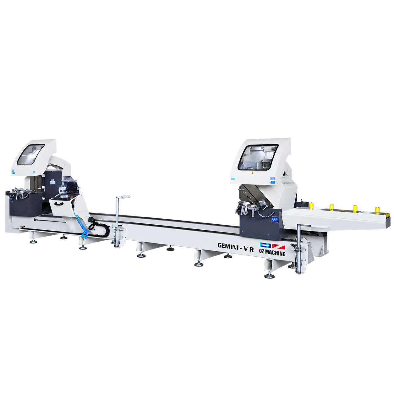 Serra de Dupla Cabeça CNC GEMINI V R Serra de dupla cabeça CNC GEMINI V R para corte de perfis