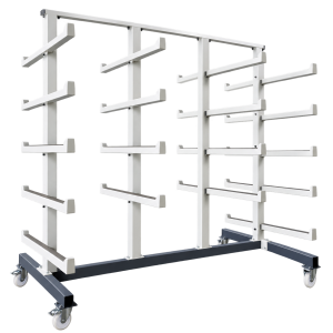 Carrinho para transporte horizontal de perfis até 350 kg