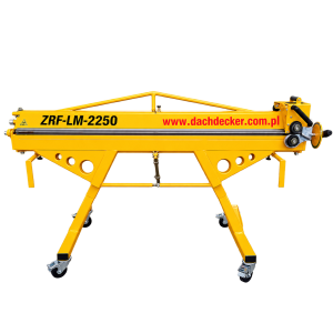 Quinadeira viradeira chapa manual ZRF-M 2250 mm