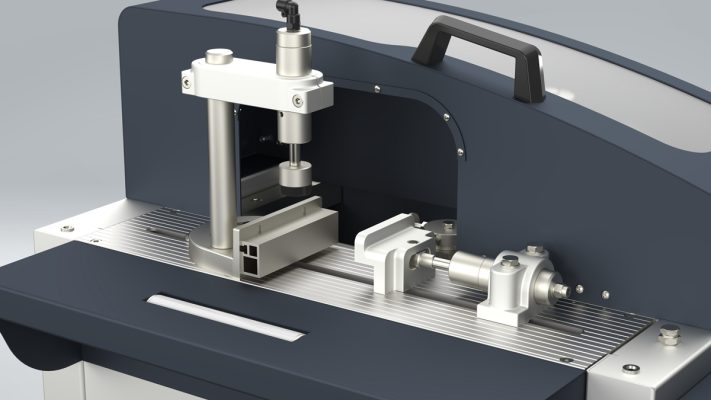 Fresadora de topos automática POLAR IV para perfis de alumínio e PVC