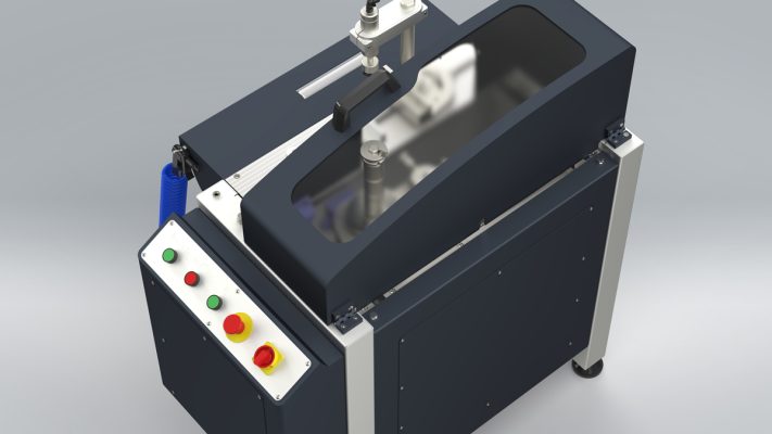 Fresadora de topos automática POLAR IV para perfis de alumínio e PVC