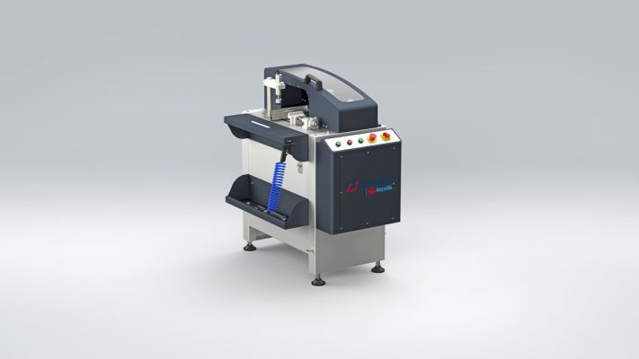 Fresadora de topos automática POLAR IV para perfis de alumínio e PVC