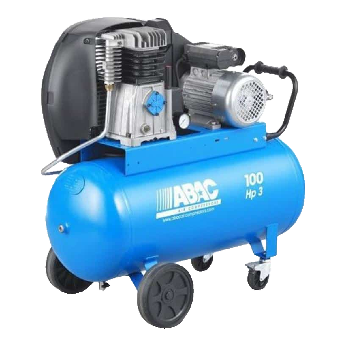 ABAC A39B PRO – compressor de correia 100 L Compressor ABAC A39B PRO de 100 L azul
