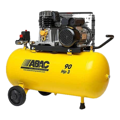 Compressor ABAC B26B de 90 L amarelo