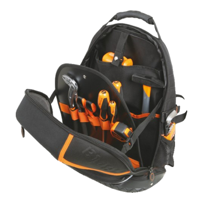 Mochila para ferramentas Beta C5 preta e laranja
