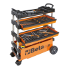 Carro de ferramentas Beta laranja tipo trolley rebatível