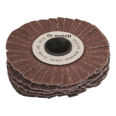 Rolo de lixa flexível Bosch de 60 × 15 mm grão 120