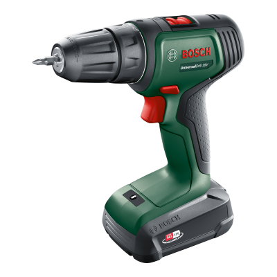 Aparafusadora 18 V Bosch UniversalDrill verde com bateria