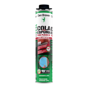 Cola em espuma Den Braven para placas de isolamento