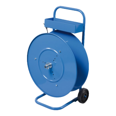 Desenrolador para cintagem azul com rodas