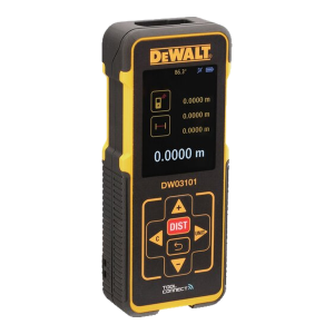 Medidor laser de distâncias DeWALT DW03101 amarelo e preto