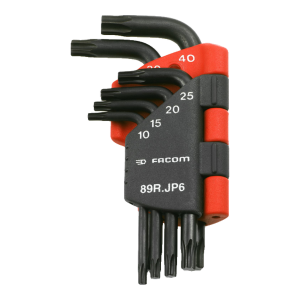 Chaves Torx Facom angulares no estojo 89R