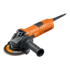 Rebarbadora compacta FEIN CG 13-125 V laranja com punho lateral