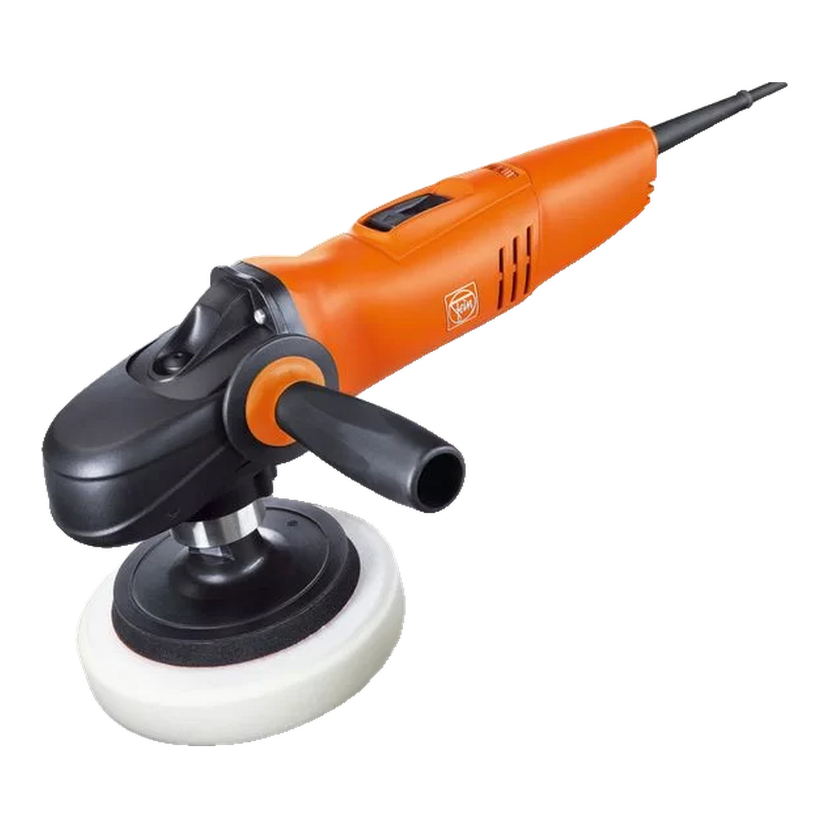 FEIN WPO 14-15 E – polidora 1200 W Polidora FEIN WPO 14-15 E laranja com boina