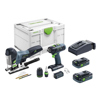 Kit de montagem Festool T 18+3 e PSC 420 com Systainer