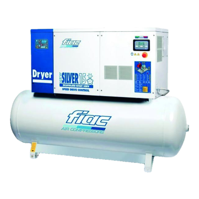 Compressor FIAC New Silver D 15/300 com secador sobre depósito de 300 L