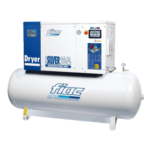 Compressor FIAC New Silver D 20/300 com secador sobre depósito de 300 L
