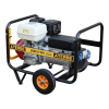 Gerador Ayerbe AY 9500 H MN a gasolina com motor Honda GX 390, chassis em tubo, rodas e pega
