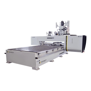 Härnnett Target Universal, centro de maquinagem CNC com mesa nesting e consolas