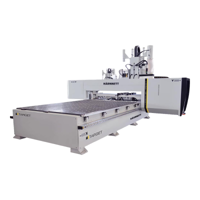 Härnnett Target Universal, centro de maquinagem CNC com mesa nesting e consolas