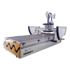 CNC Härnnett Track com mesa de nesting e portas