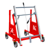 Transportador de painéis inclinável Holzmann PW3025KIPP vermelho com rodas
