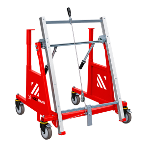 Transportador de painéis inclinável Holzmann PW3025KIPP vermelho com rodas