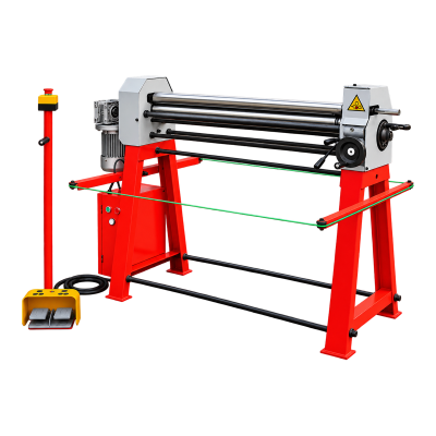 Curvadora motorizada Holzmann RBM1020E de 3 rolos com pedal
