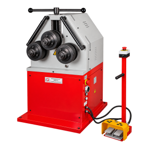 Holzmann RBM50, curvadora de perfis e tubos com três rolos e pedal