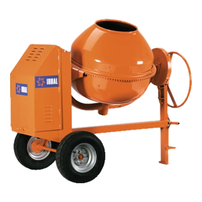 Betoneira Irbal 320 laranja com motor a gasolina
