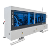 Orladora automática KDT KE-268JSKA com cabine fechada e janelas de inspeção