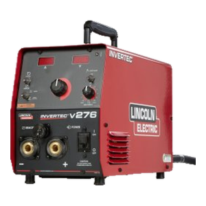 Máquina de soldar Lincoln Invertec V276 vermelha