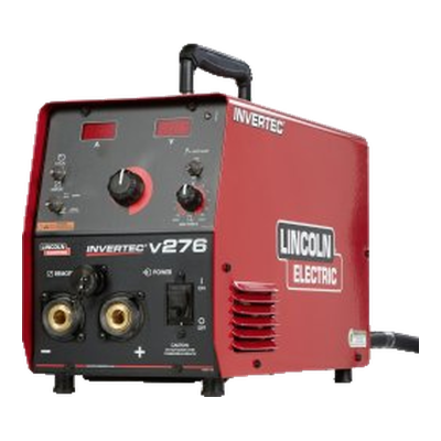 Máquina de soldar Lincoln Invertec V276 vermelha