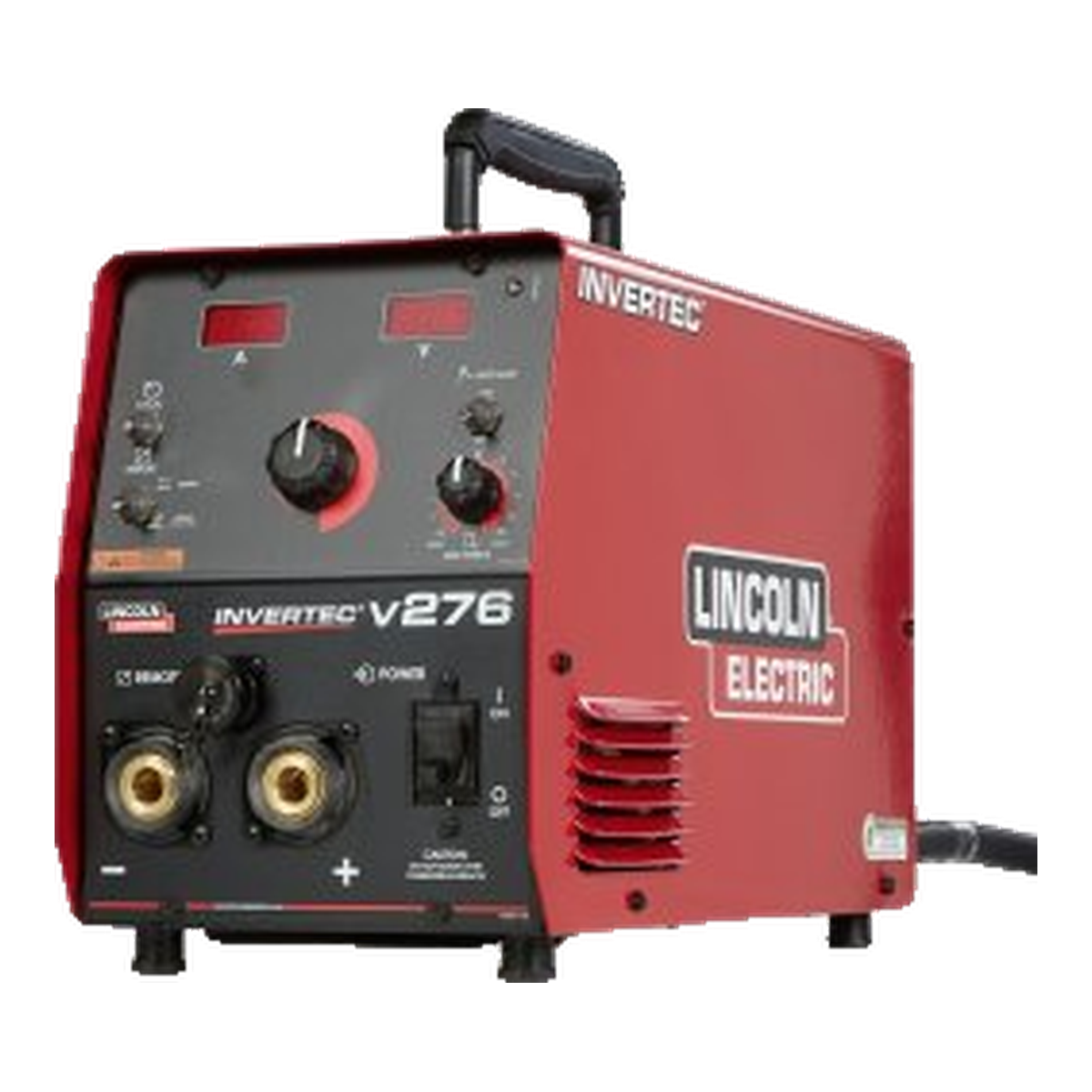 Lincoln Invertec V276 – máquina de soldar 275 A Máquina de soldar Lincoln Invertec V276 vermelha