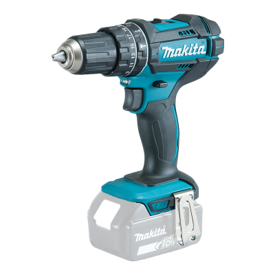 Berbequim com percussão Makita DHP482Z 18V, azul e preto