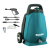 Lavadora de alta pressão Makita HW102, verde-azulada, com acessórios