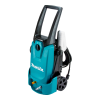 Lavadora de alta pressão Makita HW1200, verde-azulada, com rodas