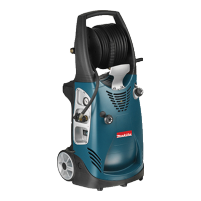 Lavadora de alta pressão Makita HW131 azul com enrolador