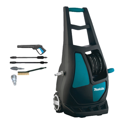 Lavadora de alta pressão Makita HW132 com acessórios