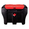 Depósito de gasóleo móvel mobiMASTER de 450 L preto com tampa vermelha
