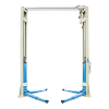 Elevadores eletro-hidráulicos OMCN de 2 colunas, modelo cinzento e azul