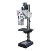Engenho de furar DH 40GP Optimum com cabeça de engrenagens branca, mesa e base em ferro fundido