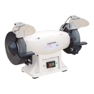 Esmeril de bancada Optimum branco com duas mós