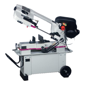OPTIsaw S 181, serra de fita para metal Optimum com rodas e cilindro hidráulico