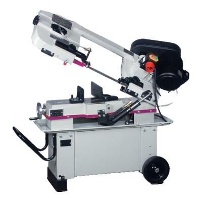 OPTIsaw S 181, serra de fita para metal Optimum com rodas e cilindro hidráulico