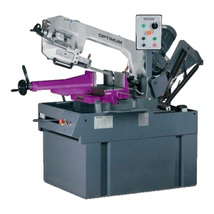 OPTIsaw S 350DG, serra de fita de esquadria dupla Optimum com painel de comando