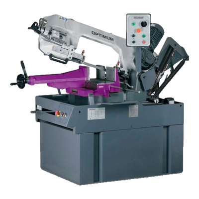 OPTIsaw S 350DG, serra de fita de esquadria dupla Optimum com painel de comando