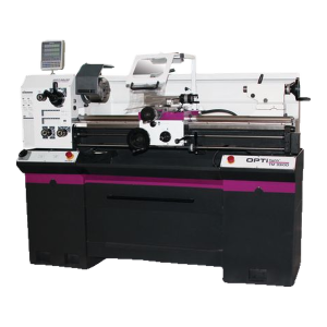OPTIturn TM 3310, torno mecânico Optimum com visor digital e base